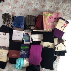 20 new pair of assorted tights, nylons